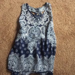 Flowy top with pretty back detail